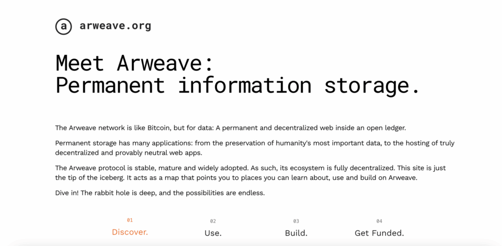 Arweave crypto
